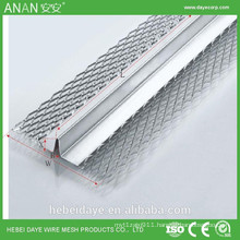 V shaped flexible silver aluminium drywall tile corner bead